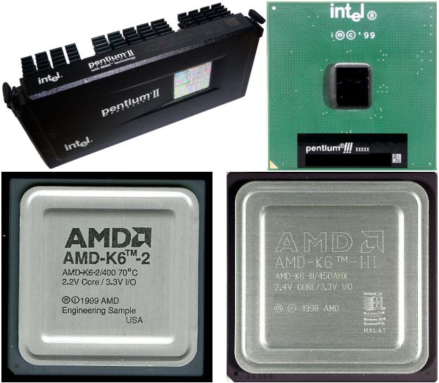 Микропроцессоры Intel и AMD